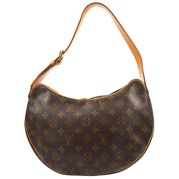 Louis Vuitton Croissant MM Hobo Handbag Purse Monogram - Picture 1 of 11